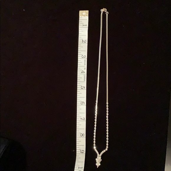 Perfect Prom Silver Jewelry Earrings and Necklace - Picture 4 of 4